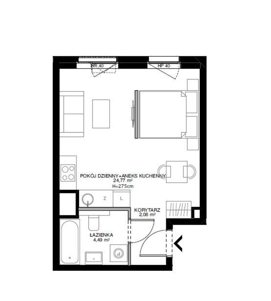 Apartmán Zloty Lotos-Srodmiescie Z Darmowym Parkingiem Gdaňsk Exteriér fotografie